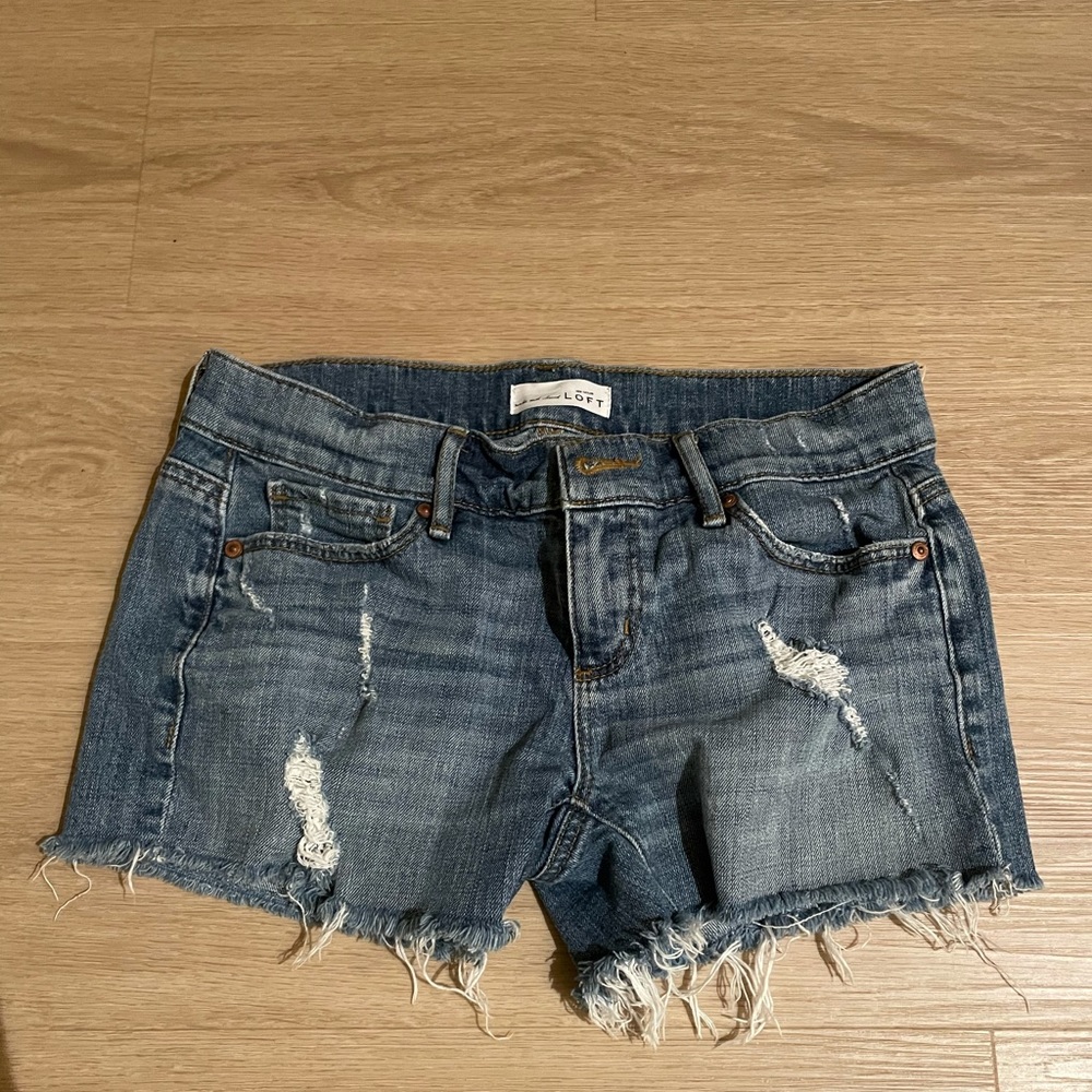 Denim shorts